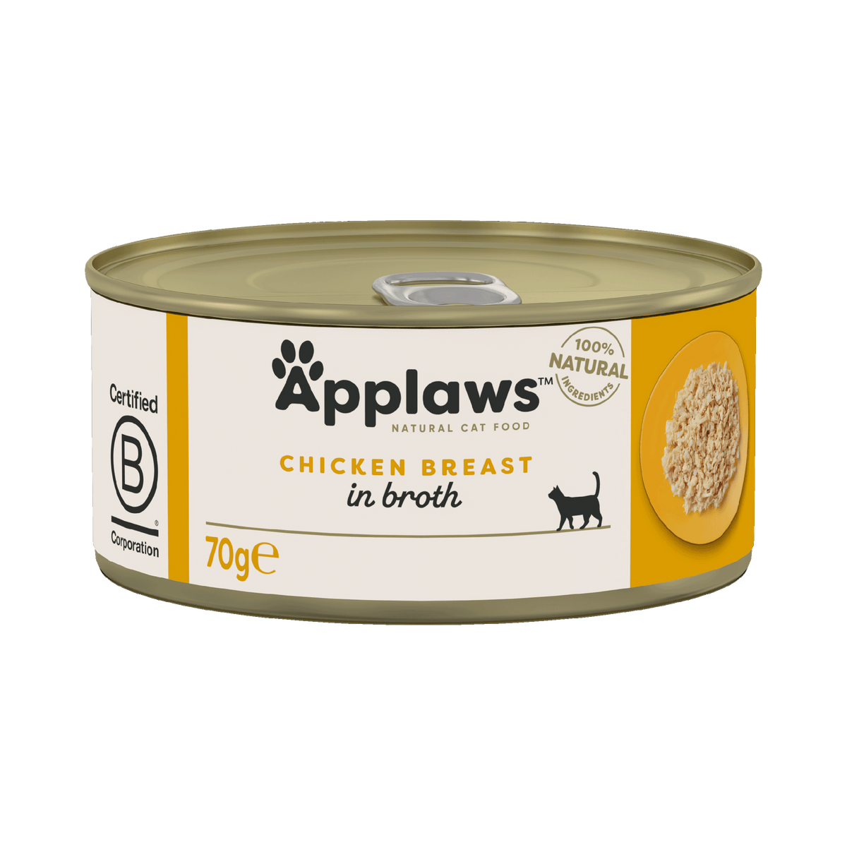 Applaws chicken breast wet cat food can