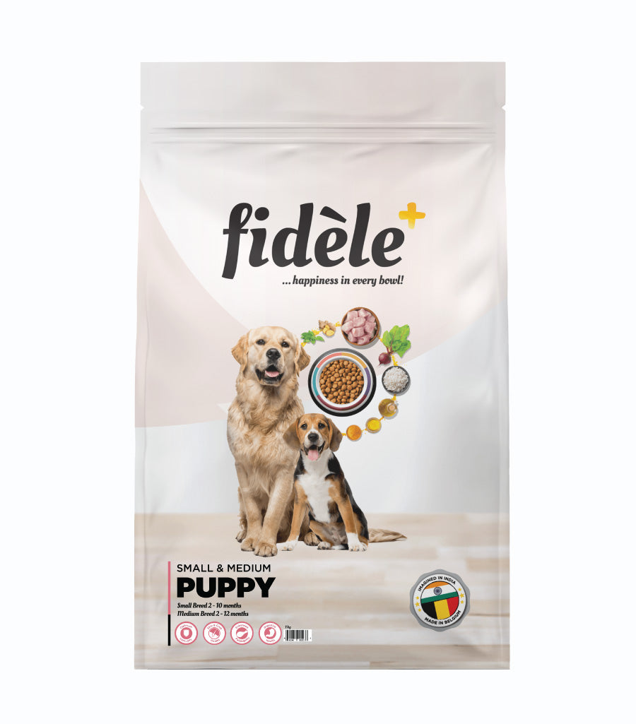 Fidele adult small and medium breed dry dog food pack