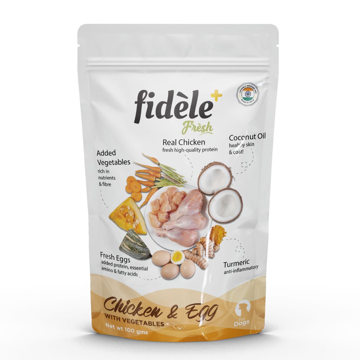 Packed wet dog food ready for a pet emergency supply bag