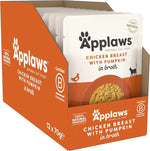 Natural Premium Wet Cat Food for Adult Cats, Chicken Breast with Pumpkin in Broth 70g Pouch – product image 2