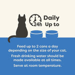 Natural Premium Wet Cat Food for Adult Cats, Tuna Fillet with Salmon in Broth 70g Can – product image 6