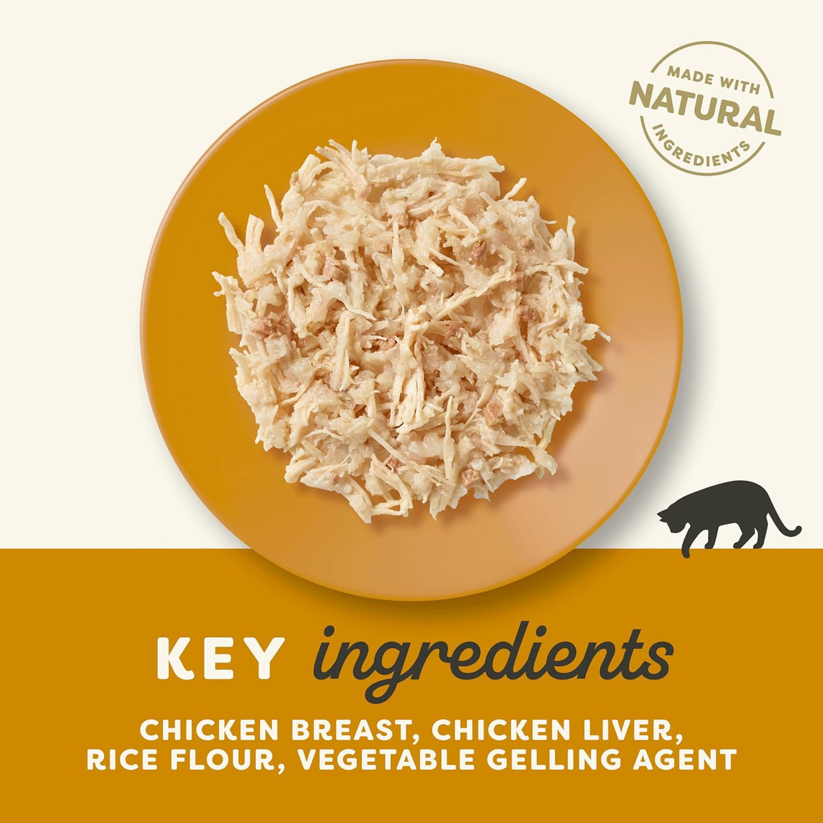 Natural Premium Wet Cat Food for Adult Cats, Chicken Breast with Liver in a Tasty Jelly 70g Pouch – product image 4