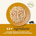 Natural Premium Wet Cat Food for Adult Cats, Chicken Breast with Liver in a Tasty Jelly 70g Pouch – product image 4